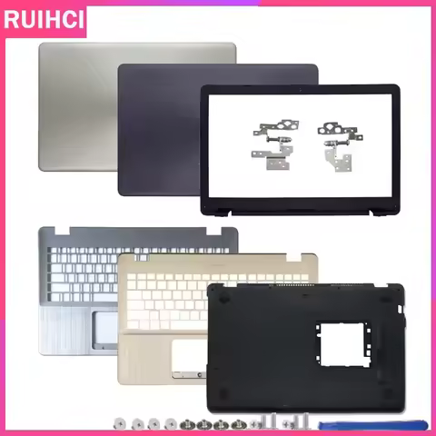 New For ASUS X542 X542U X542UR X542BA R542UA A580 F580 FL8000 LCD Back Cover Front Bezel Palmrest Bo