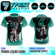 Honda Ex5 Tshirt Motor Jersey Sublimation T-shirt Baju Ex5 Lelaki Lengan Pendek Oversize Jersi Ex5 N