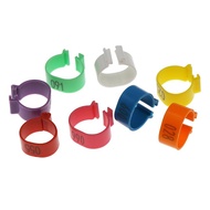 100 Pcs Foot Clip Rings Inner Diameter 1.6cm/1.8cm Chicken Foot Ring Duck Goose Poultry Leg Bands