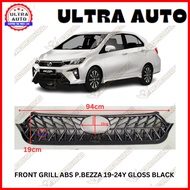 PERODUA BEZZA 2020-2024 ABS SPORT FRONT GRILLE GRILL GLOSSY BLACK