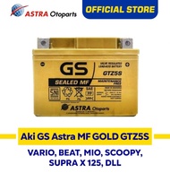 AKI MOTOR GS ASTRA GOLD GTZ5S GTZ 5S HONDA BEAT MAINTENANCE FREE ORIGINAL QUALITY
