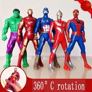 5 styles The Marvel Avengers Movie Anime Super Heros Captain America Iron Man Hulk SpiderMan Action Figure Toy
