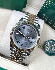 勞力士 126333 Datejust 溫布頓面18K金鋼錶