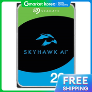 Seagate | ฮาร์ดดิสก์ Seagate SkyHawk AI ขนาด 20TB รุ่น ST20000VE002 (3.5นิ้ว/ SATA3/ 7200rpm/ 256MB)