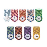 about Mart - 德州撲克 啤牌 專用高質籌碼 - $1 (10個) [C25]