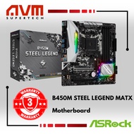 AVM ASROCK B450M STEEL LEGEND MATX Motherboard
