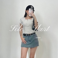 Clothier | Sole Denim Skort - Mini Skirt Short Pants For Women