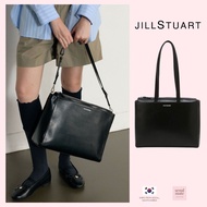 [ from South Korea ] JILL STUART Avery Black Logo Cowhide Leather Shoulder Bag (JLBA4F150BK)