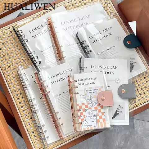 B5A5A6 Exquisite PVC Binder, Transparent Binder