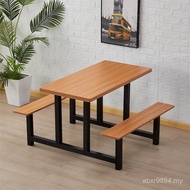 Combination Dining Hall 6-Person Combination Fast Dining Table Chair Staff One-Piece 4-Person Cantee