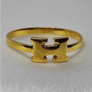 Cincin H Emas 916/Ring H 916 Gold