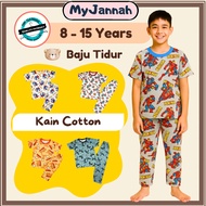 (8-15Y) Baju Tidur Budak Besar Lelaki SDM Big Kids Pyjamas Boy Clothing Sleepwear Sedondon
