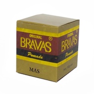 TERLARIS! Original Bravas Pomade Brilliantine MAS 80 Gram Original BPOM Minyak Rambut Klimis Wangi T