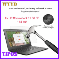 [TIPOS] For HP Chromebook Laptop Screen Protector HD Tempered Glass Film for HP Chromebook 11 G6 EE 