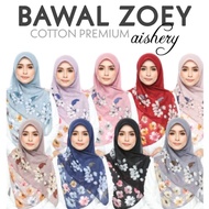 Tudung Bawal Zoey Cotton Premium (Borong)