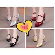 Latin Dance Shoes Women's Mid-heel Adult Latin Shoes Square Dance Shoes Friendship Dance Shoes Moder