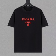 T-shirt Prada/T-shirt bercetak Prada, T-shirt uniseks, T-shirt kasual, T-shirt perniagaan, gaya pasa