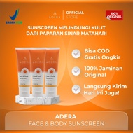 MATAHARI Sunscren Sun Screen Skincare Sunblock ADERA Daily Face & Body Sunscreen with UV Filter Mois