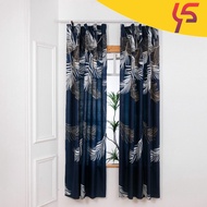 Langsir Tingkap Murah Hook &amp; Rod 2IN1 Type Modern Langsir Sliding Door / Blind Curtain Door Curtain