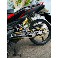 SWING ARM Hypertch Yamaha Y15 V1 V2 LC135 5 SPEED PANJANG 2 INCH Cutting Hypertech Swing Arm