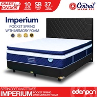 CENTRAL Kasur Spring Bed Mattress Imperium Pocket Spring Memory Foam