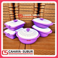 Wadah Saji Set SAPPHIRE 5in1 Prasmanan Serving Set Collection Partyset Premium Model BPA Free Food G