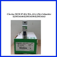 Mcb circuit breaker 1P 50A, 63A 4.5kA Schneider EZ9F34150/EZ9F34163