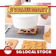 E Value Mart Wooden Table Mat/Wooden Coaster