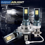 STUDYTOOL 12V 6000K Car LED Headlight Fog Light Bulbs H4 H7 H11 H8 H9 H1 H3 LED 9005 9006 Hb3 Hb4 Au