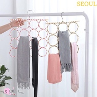 SEOUL Storage Rack Folding Hanging Organiser Scarves Save Space Wardrobe Hanger