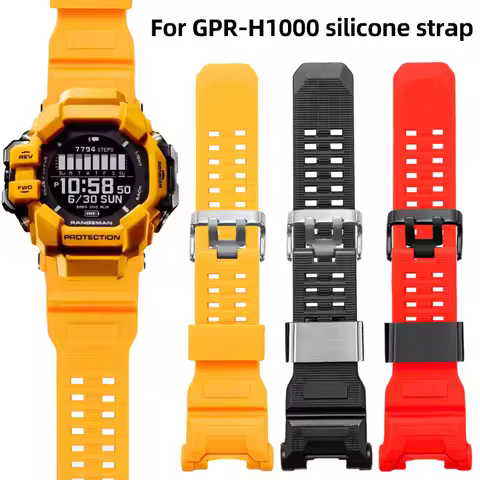 GPRH1000 Silicone watch strap For G-SHOCK Casio 3554 Cat Man Three GPR-H1000 Resin silicone Bracelet