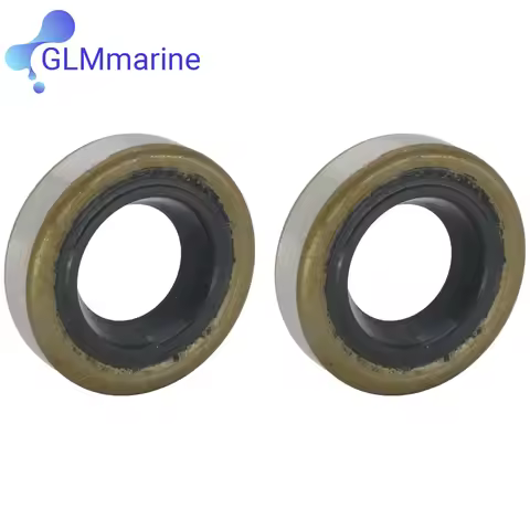 2 Pcs Oil Seal for Evinrude Johnson 5.5 To 10 HP 0 303345 and Mercury Mariner 3.9 To 9.8 HP 26-30900