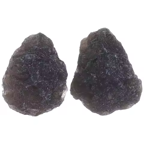 2 Pcs Meteorite Rock Specimen Stone Meteorite Sample Unique Stones Astronomy Education Teaching Tool