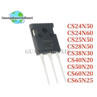 5PCS 100% brand new CS24N50 CS24N60 CS25N50 CS28N50 CS38N30 CS40N20 CS50N20 CS60N20 CS65N25 TO-247 B