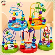 READY STOCK Toy Wooden Ring Toss Game Hook Board games montessori Memorry Chess toy games kids for c