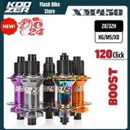 KOOZER XM450 Bicycle Hub Boost CrMo Steel Axle Disc Brake 28/32H 5X141/ 110x15 12X148 mm 11/12 Speed