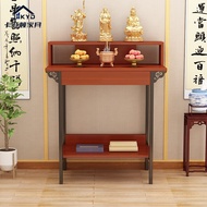 BW-6💚Cararton New Chinese Style Incense Burner Table Niche Household Minimalist Modern Altar Altar Buddha Table Shen Tab