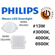 PHILIPS 59464(ROUND) / 59465(SQUARE) 13W (3000K / 4000K / 6500K) - 5"INCH MESON LED DOWNLIGHT RECESSED