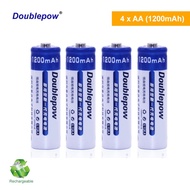 ALX DP-AA1200 mAh NiMH Rechargeable Battery 4pcs AA