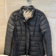 全新✨Burberry Brit 低調奢華 可以穿一輩子老錢風80%鴨絨20%鴨毛 黑色縮腰羽絨外套 S