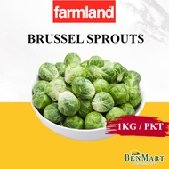 [BenMart Frozen] Farmland Brussels Sprouts Size 30/35 1kg - Belgium - Vegetable