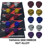 LC/Y15/SRL/Y125ZR YAMAHA UNIVESAL SIDE MIRROR SCREW SET ALLOY