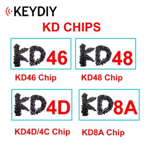 5 10pcs/lot Car Key Chip KD 4C/4D KD 48 KD 46 4C 4D 46 48 8A Copy Transponder for KEYDIY KDX2 Key Pr