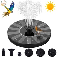 PEWANYMX Solar Fountain Solar Panel Solar Powered Home Pond Pool 1.0W/1.4W Water Pump