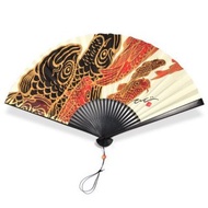 扇子　Carp is Dragon in Heaven