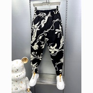 Casual Harem pants Men's Color-Blocking Harem pants Elastic Skinny Harem pants Trendy Overalls New S