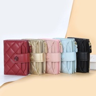 Women's Wallet Multifunctional Fashionable Ladies Wallet Trifold Short Wallet Women Zip Coin Purse P