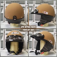 Helm Chip Merek Jpn Warna Cokelat Dop