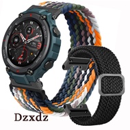 Elastic Braided Straps For Amazfit T Rex 2 Pro Smart Watch Watch Band Nylon Adjustable Bracelet Accessories