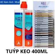 Keo Chít Mạch Epoxy Hai Thành Phần KGT Chống Thấm Keo Chà Ron Chống Thấm Chống Bám Bụi - 400ml